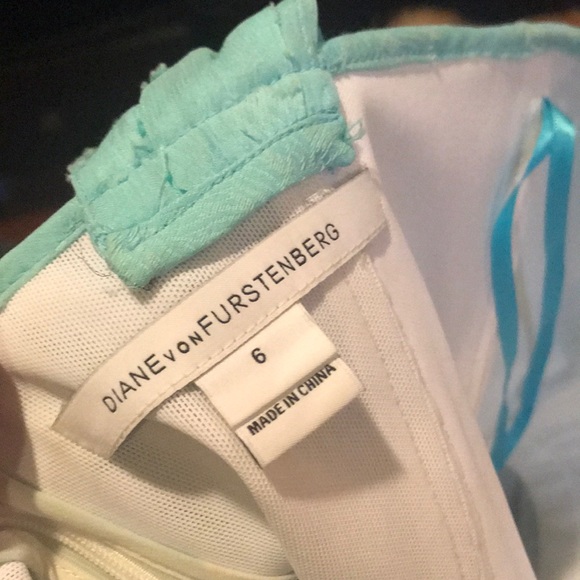 Diane Von Furstenberg Blue Ombré Dress - Picture 6 of 8